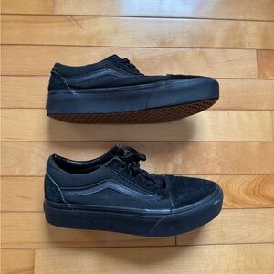 All Black Vans Unisex Sneakers